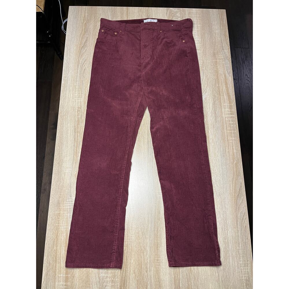Gap Corduroy 90s Straight Red Jeans Women Size 10R (30)